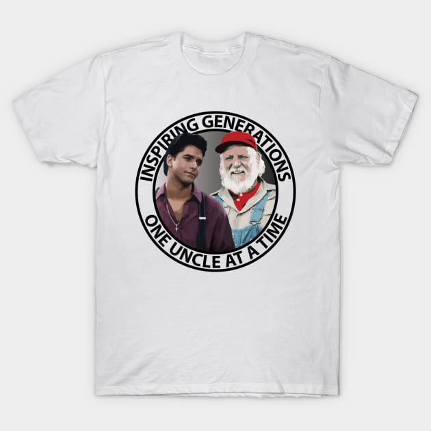 Uncle Jesse - Inspiring Generations One Uncle At A Time T-Shirt by albinochicken